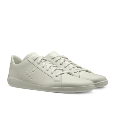 Vivobarefoot Women's Geo Court II Casual Shoes - White USA [TOI581437]